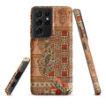 Persian Carpet-Inspired Tough case for Samsung® back view – Taqwa Arts