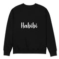 Habibi Graphic Sweatshirt – Elegant Script Design in 100% Cotton Unisex eco sweatshirt – Taqwa Arts