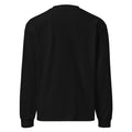Alhamdulillah Premium heavyweight long sleeve shirt – Bold Typography & Script in 100% Cotton detail view – Taqwa Arts